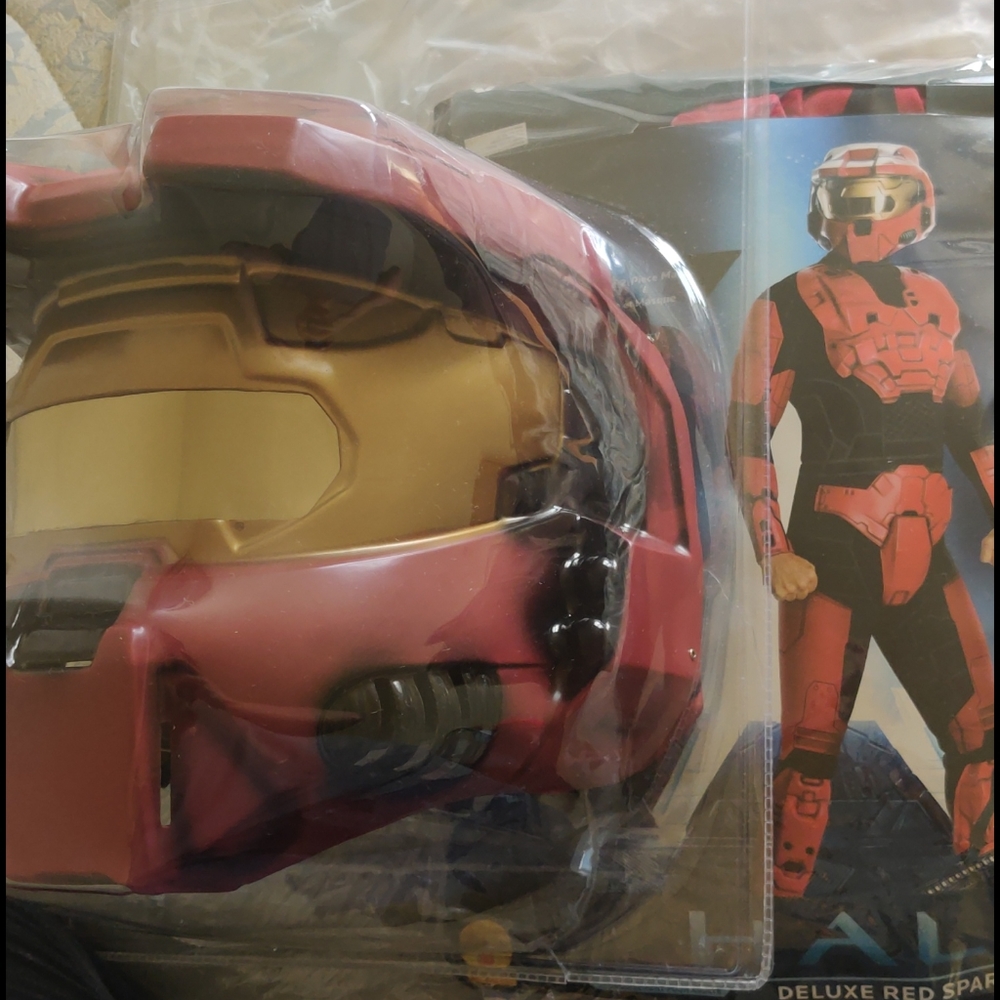 Costume HALO DELUX RED SPARTAN MARK VI SIZE XSMALL